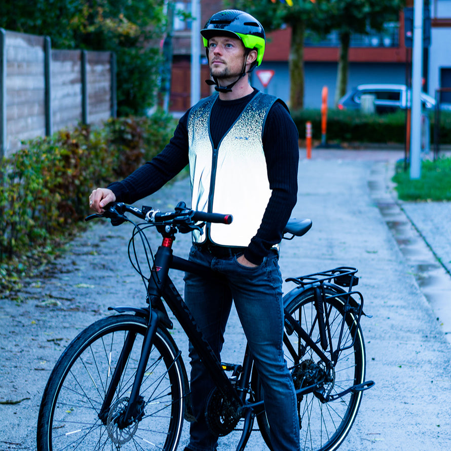 WOWOW Gilet adulte Full Reflective pour plus de sécurité sur Mes Vélos  Hollandais !
