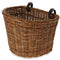 Grand panier sur guidon de vélo en rotin Darcy L Basil