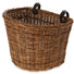 Grand panier sur guidon de vélo en rotin Darcy L Basil - #1