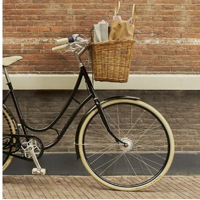 Panier vélo hollandais Basil avant amovible en métal
