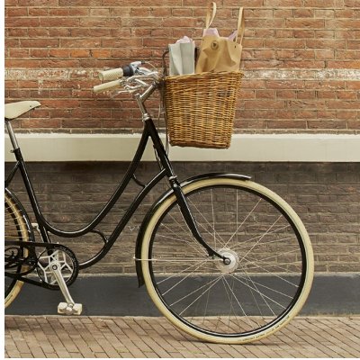 Panier de vélo marron - France Panier de vélo marron - France