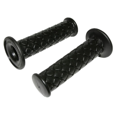 1 paire de poignées de guidon de vélo en caoutchouc de 18 mm ID pour vélo d' enfant BTWIN de 35,6 à 40,6 cm, barre ronde de 19 mm, matériau TRP antidérapant, noir 1 paire de poignées de guidon de vélo en caoutchouc de 18 mm ID pour vélo d' enfant BTWIN de 35,6 à 40,6 cm, barre ronde de 19 mm, matériau TRP antidérapant, noir
