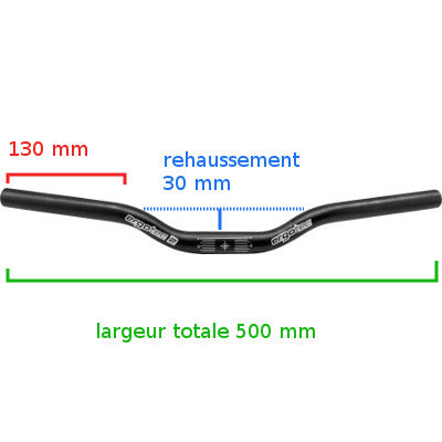 Guidon noir pour vélo fixie et singlespeed Ergotec Humpert - #2