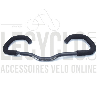 ergotec Fietsstuur stuurbeugel AHS-Basic Comfort 25.4 / Aluminium AL6061-T6, met stuuruiteinden, Comfort en Soft Grip-overtrek, zwart-zand, 17653001 ergotec Fietsstuur stuurbeugel AHS-Basic Comfort 25.4 / Aluminium AL6061-T6, met stuuruiteinden, Comfort en Soft Grip-overtrek, zwart-zand, 17653001