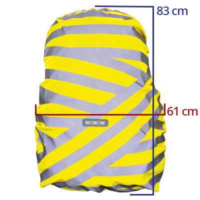 Housse de sac à dos jaune réfléchissant Berlin Wowow - #2