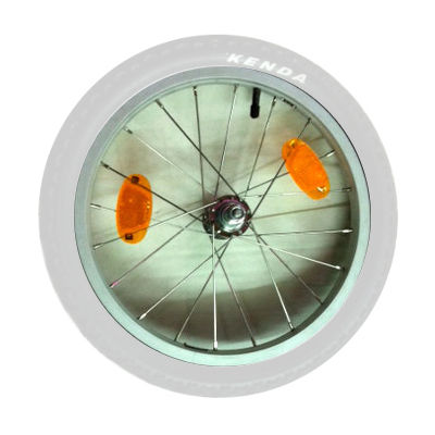 Cerchio con o senza pneumatici per rimorchio bici da 16 pollici