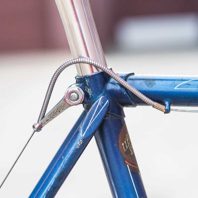 Frein Cyclingcolors kit câble gaine de frein vélo rouge avant arrière  téflon cycle route vtt course vintage universel