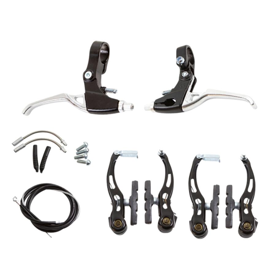 Jeu De Freins Avant Et Arrière Pour Vélo De Course CLB - 277 Grammes - Argent - Occasion Fonctionnel