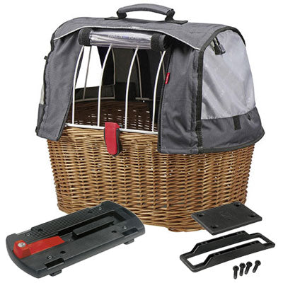 Panier vélo transport chien Trixie pour porte-bagages étroits Panier vélo transport chien Trixie pour porte-bagages étroits