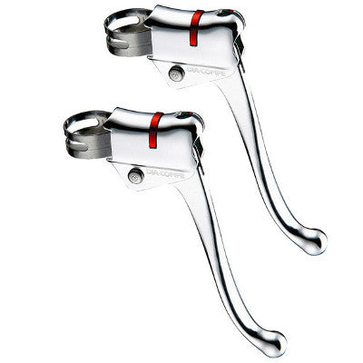 Leva Freno Sinistra Promax 4 Dita Per Freni A V E Cantilever - Colore Argento - Ricambio Bicicletta