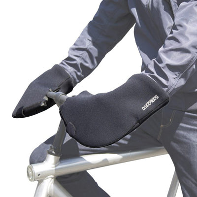 Manchons De Guidon Vélo Moto Hiver - Coupe-Vent, Imperméables, Réfléchissants Avec Doublure Peluche - Protection Mains Froid