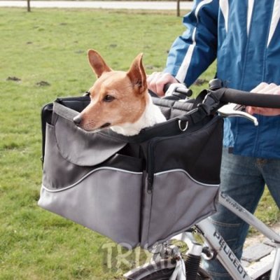 Panier vélo pour chien et chat. Accessoires pour le transport des chiens et  chats, Morin France