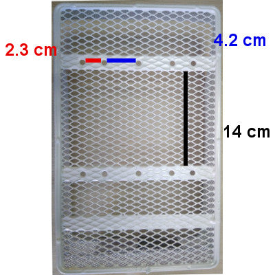 Panier de vélo arrière maille serrée Cento Basil - #6