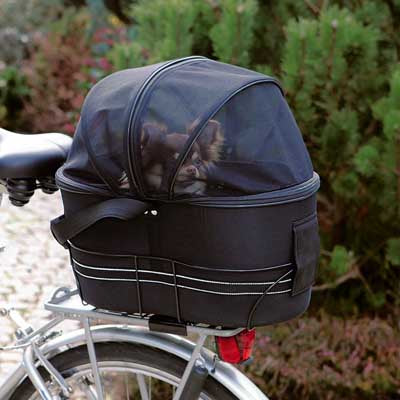 Panier pour chien sur porte bagage de vélo - Trixie - #2