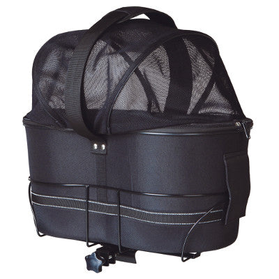 fahrradtasche hunde frontbox Trixie Hundetransportkorb am Fahrrad Gepäckträgerbefestigung