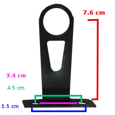 Attache au guidon pour panier vélo avant QFIX E120 modèle bas Attache au guidon pour panier vélo avant QFIX E120 modèle bas