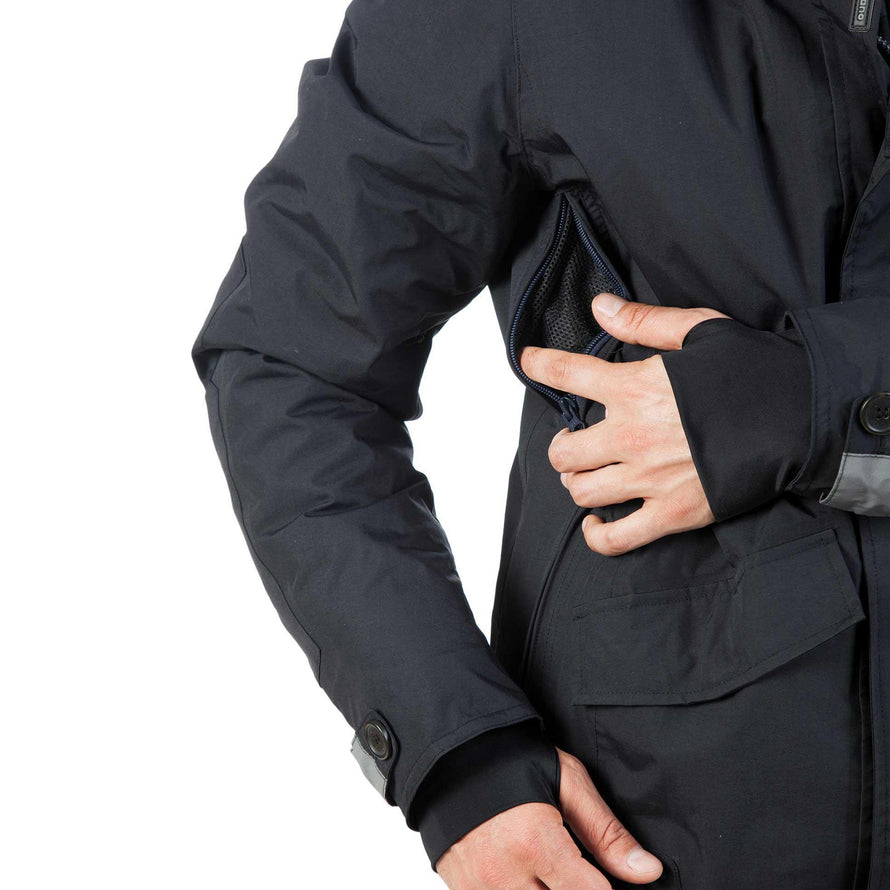 Parka vélo homme 2 en 1 Magic Tucano Urbano bleu nuit