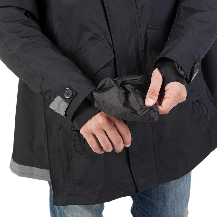 Parka vélo homme 2 en 1 Magic Tucano Urbano bleu nuit