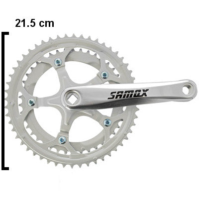rennrad kurbel zähne 2-Kettenblatt-Kurbelgarnitur 42/52 Zähne für Rennrad 7/8-Gang