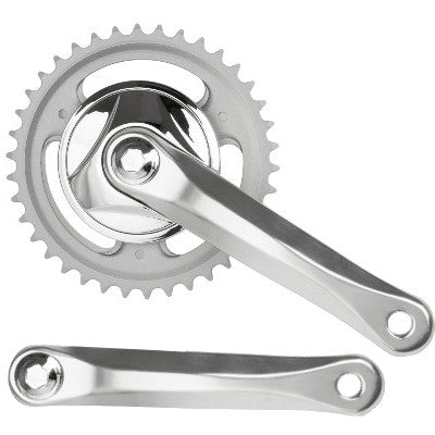 Pédalier mono plateau 36 dents avec manivelles de 140mm BTWIN | Decathlon