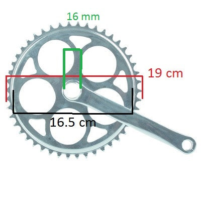 Plateau Pédalier Vélo Ancien – 3 Vitesses 18, 19, 20 Dents, Alu – Transmission