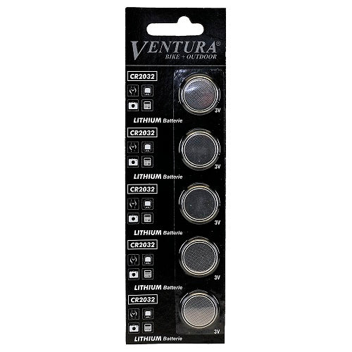 Piles plates bouton CR 2032 lithium 3V - Par 5 - #2