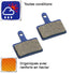 Plaquettes organiques avec Kevlar frein disque compatible Deore - #3