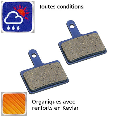 Plaquettes organiques avec Kevlar frein disque compatible Deore - #3