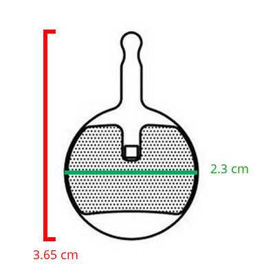 Plaquettes organiques pour frein à disque de vélo - AVID BB5 - #6