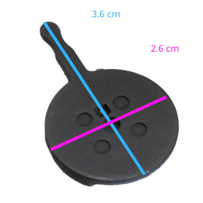 Plaquettes semi métal frein à disque vélo pour Avid BB5 - #4