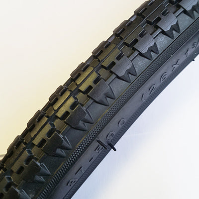 Pneu vélo noir traditionnel 650x35A Oxford  - #2