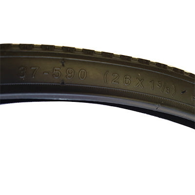 Pneu vélo noir traditionnel 650x35A Oxford  - #4