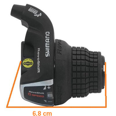 Manette de vitesses MICROSHIFT TS70 9 vitesses 1:2 Shimano