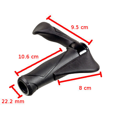 Ergotec MultiFlex - Poignées ergonomiques avec Bar-ends de vélo