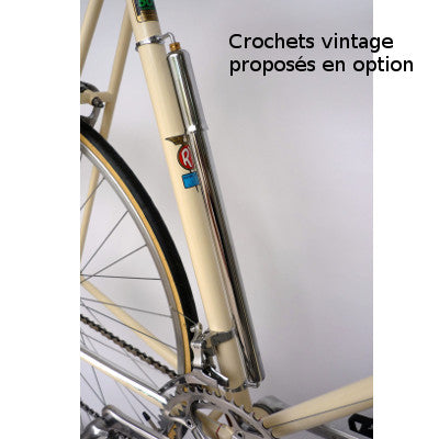 Pompe à vélo hollandaise Jumbo / pompe à vélo classique sur plaque de base  en bois