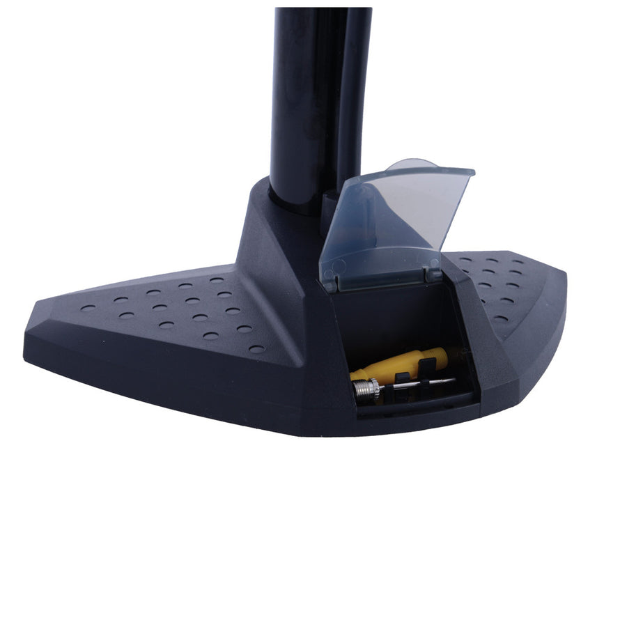 Pompe vélo à pied avec manomètre double valve Oxford - #4