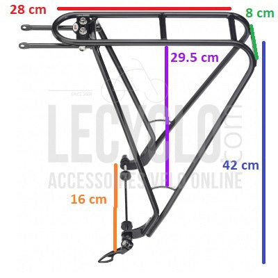 gepäckträger rennrad tubus Tubus Disco Gepäckträger hinten für Fahrrad 28-Zoll-Scheibenbremse