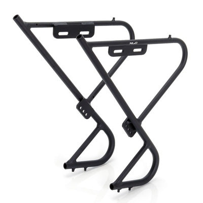 Porte-bagages Fourche Avant Vélo Porte-bagages Avant Vélo VTT - Alliage Aluminium, Noir - Pour Fourche Avec Trou Central Rack Avant Vélo De Route Montagne