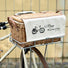 Porte-bagages avant vélo vintage noir à rebords Portland Basil - #6
