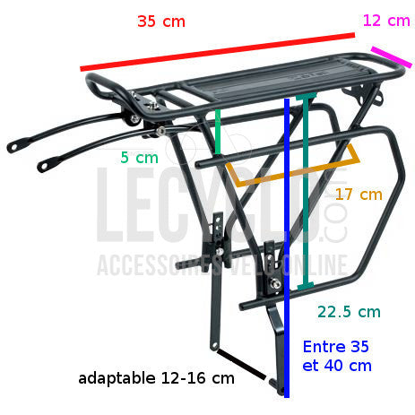 Zefal Raider R70 Velo Raider Zéfal Raider R70 Porte-bagages De