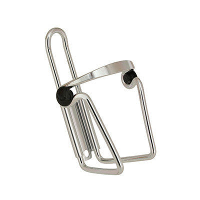 Support bidon vélo argent en aluminium