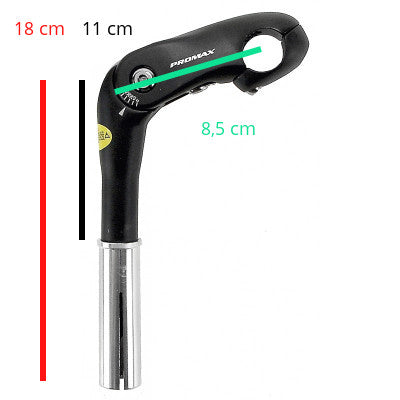 Potence Plongeur De Guidon Vintage FRIKO Pour Vélo, Avec Vis Centrale, Métal Gris