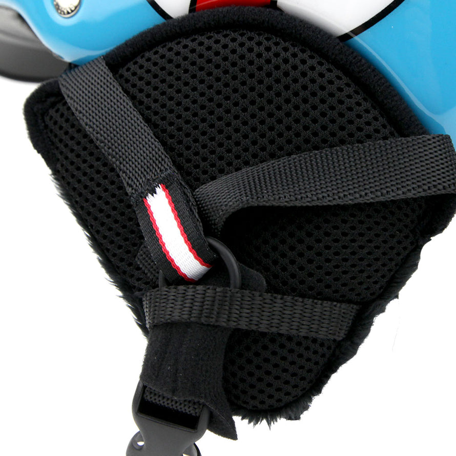 Le kit hiver pour casque enfant Casco Mini 2 disponible chez Cyclable