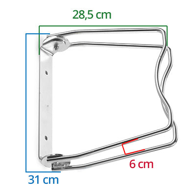 Range vélo mural orientable compatible frein à disque Andrys - #3