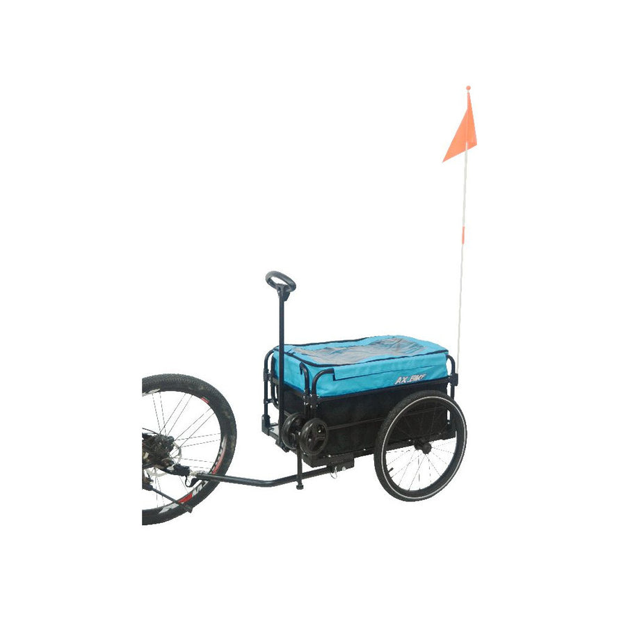 fahrradanhänger transport günstig Ax.Bike Cargo Fahrradanhänger zum Einkaufen mit Griff