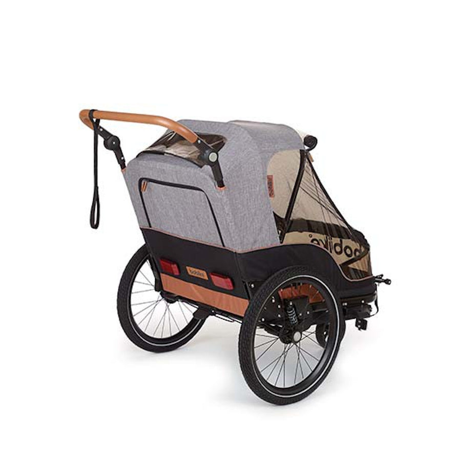 Bobike Fahrradanhänger 2 in 1 umwandelbar in einen Kinderwagen