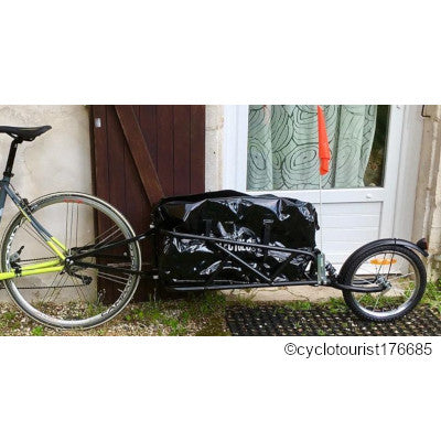 fahrradanhänger einachser Einradanhänger mit Stoßdämpfer Hinterrad Fahrrad