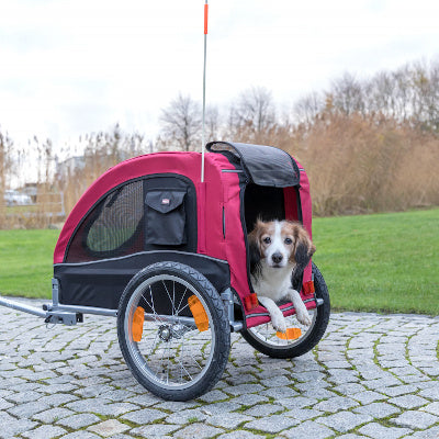 trixie fahrradanhänger anhängerkupplung Trixie Klappfahrradanhänger für Hunde oder Katzen bis 22 kg