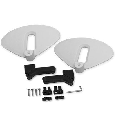 Reposes pieds blancs sur haubans de vélo enfant Guppy Junior - #3