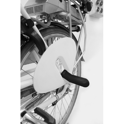 Reposes pieds blancs sur haubans de vélo enfant Guppy Junior - #4